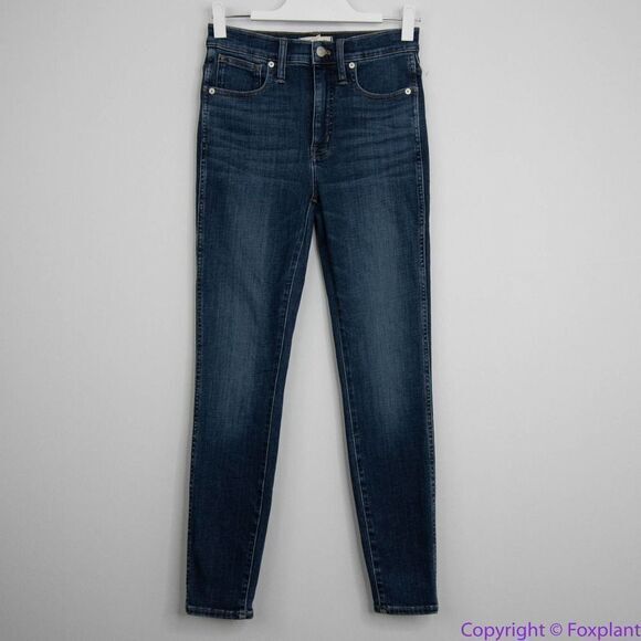 NEW Madewell 10" High-Rise Skinny Jeans in Marengo Wash, 26 - Picture 4 of 16